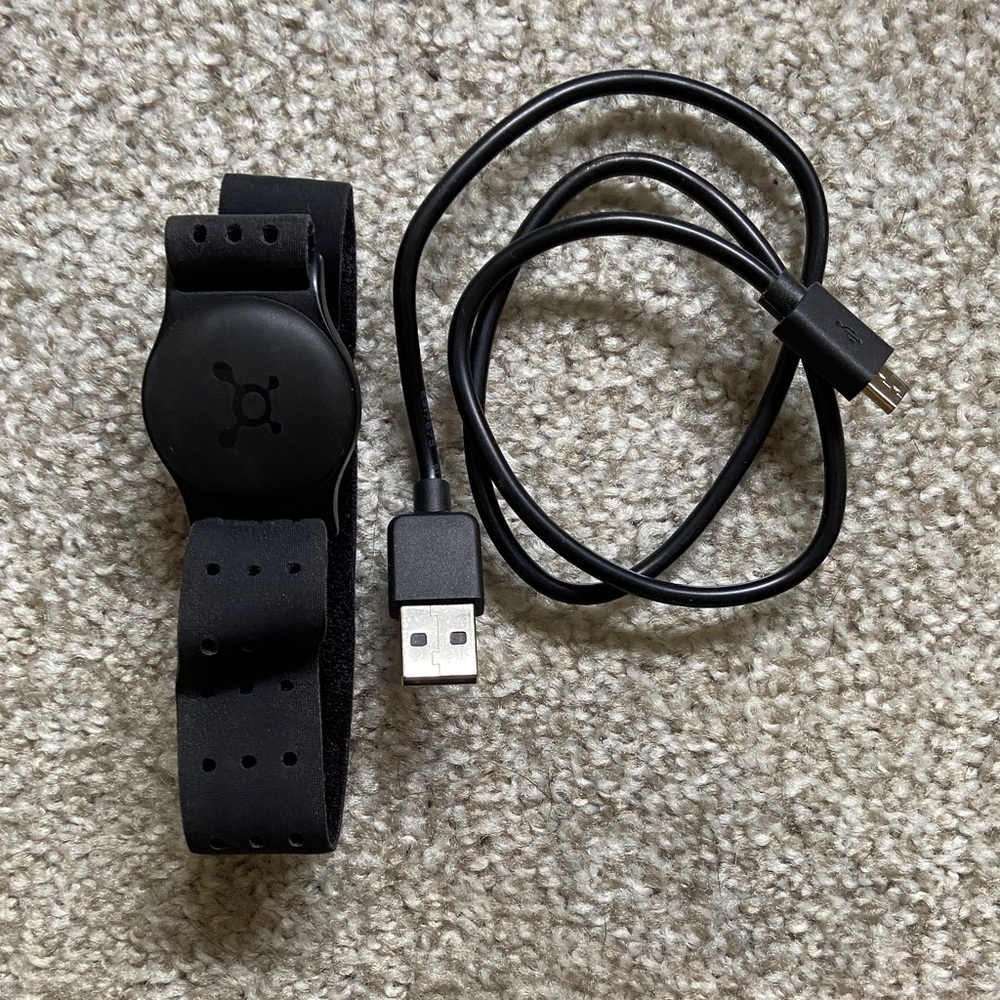 Orange Theory heart rate monitor - with USB Charging Cable